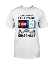 LIVE IN COLORADO BEGAN IN GUATEMALA Classic T-Shirt tile