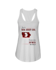 JERSEY GIRL LIVING IN IOWA WORLD Ladies Flowy Tank thumbnail
