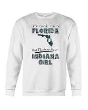 INDIANA GIRL LIFE TOOK TO FLORIDA Crewneck Sweatshirt tile