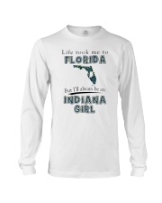 INDIANA GIRL LIFE TOOK TO FLORIDA Long Sleeve Tee tile