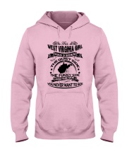 THIS WEST VIRGINIA GIRL HAS 3 SIDES Hooded Sweatshirt front