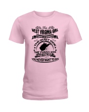 THIS WEST VIRGINIA GIRL HAS 3 SIDES Ladies T-Shirt thumbnail