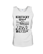 Kentucky Girl I May Be Crazy Unisex Tank tile
