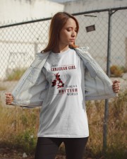 CANADIAN GIRL LIVING IN BRITISH WORLD Classic T-Shirt apparel-classic-tshirt-lifestyle-07