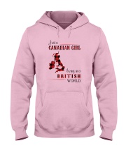 CANADIAN GIRL LIVING IN BRITISH WORLD Hooded Sweatshirt thumbnail