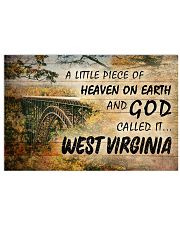 GOD CALLED IT WEST VIRGINIA Horizontal Poster tile