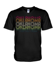Oklahoma Call It Home V-Neck T-Shirt tile