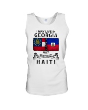 LIVE IN GEORGIA BEGAN IN HAITI Unisex Tank thumbnail