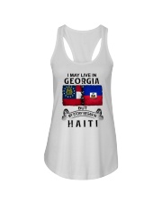 LIVE IN GEORGIA BEGAN IN HAITI Ladies Flowy Tank thumbnail