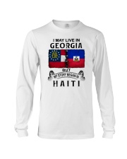 LIVE IN GEORGIA BEGAN IN HAITI Long Sleeve Tee thumbnail