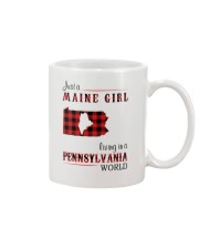 MAINE GIRL LIVING IN PENNSYLVANIA WORLD Mug tile