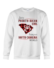 PUERTO RICAN GIRL LIVING IN SOUTH CAROLINA WORLD Crewneck Sweatshirt tile
