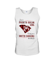 PUERTO RICAN GIRL LIVING IN SOUTH CAROLINA WORLD Unisex Tank tile
