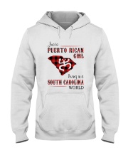 PUERTO RICAN GIRL LIVING IN SOUTH CAROLINA WORLD Hooded Sweatshirt tile