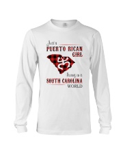 PUERTO RICAN GIRL LIVING IN SOUTH CAROLINA WORLD Long Sleeve Tee tile