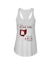 UTAH GIRL LIVING IN OHIO WORLD Ladies Flowy Tank thumbnail
