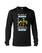 Turtle My Level Of Sarcasm Long Sleeve Tee tile