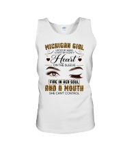 Michigan Girl Hated By Many Loved By Plenty Unisex Tank tile