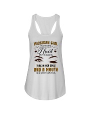 Michigan Girl Hated By Many Loved By Plenty Ladies Flowy Tank tile