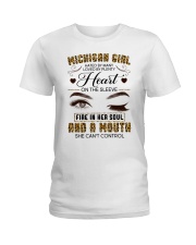 Michigan Girl Hated By Many Loved By Plenty Ladies T-Shirt tile
