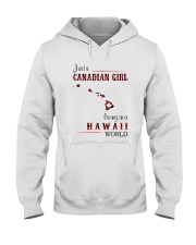 CANADIAN GIRL LIVING IN HAWAII WORLD Hooded Sweatshirt thumbnail