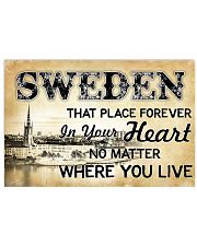 SWEDEN THAT PLACE FOREVER IN YOUR HEART 17x11 Poster front