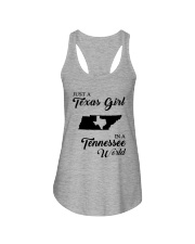 JUST A TEXAS GIRL IN A TENNESSEE WORLD Ladies Flowy Tank thumbnail