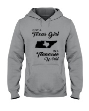 JUST A TEXAS GIRL IN A TENNESSEE WORLD Hooded Sweatshirt thumbnail