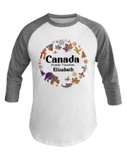 Canada Family Vacation Baseball Tee tile