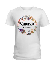 Canada Family Vacation Ladies T-Shirt tile