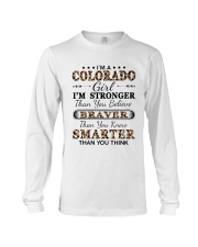 Colorado Girl Stronger Braver Smarter Long Sleeve Tee tile