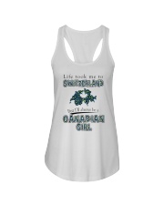 CANADIAN GIRL LIFE TOOK TO SWITZERLAND Ladies Flowy Tank tile