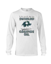CANADIAN GIRL LIFE TOOK TO SWITZERLAND Long Sleeve Tee tile