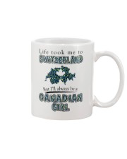 CANADIAN GIRL LIFE TOOK TO SWITZERLAND Mug tile