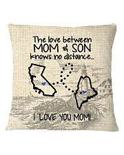 MAINE CALIFORNIA THE LOVE MOM AND SON Square Pillowcase thumbnail