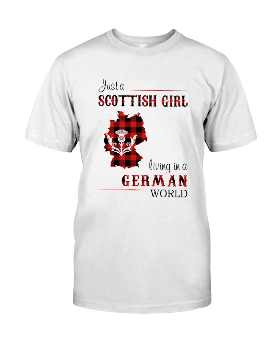 SCOTTISH GIRL LIVING IN GERMAN WORLD Classic T-Shirt