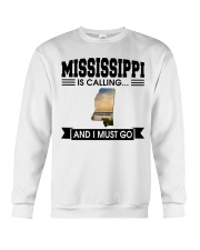 Mississippi Is Calling And I Must Go Crewneck Sweatshirt tile