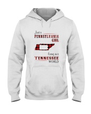 PENNSYLVANIA GIRL LIVING IN TENNESSEE WORLD Hooded Sweatshirt thumbnail