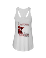FLORIDA GIRL LIVING IN MINNESOTA WORLD Ladies Flowy Tank thumbnail