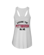 EXCUSE THE PITTSBURGH IN ME Ladies Flowy Tank tile