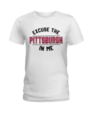 EXCUSE THE PITTSBURGH IN ME Ladies T-Shirt tile