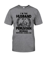 I'M THE HUSBAND OF A PERUVIAN WOMAN Classic T-Shirt front