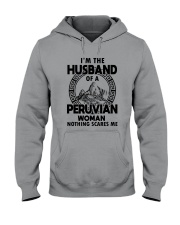 I'M THE HUSBAND OF A PERUVIAN WOMAN Hooded Sweatshirt thumbnail