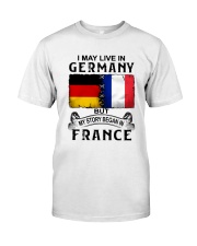 LIVE IN GERMANY BEGAN IN FRANCE Classic T-Shirt tile