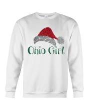 Ohio Girl Giltter Christmas Crewneck Sweatshirt tile