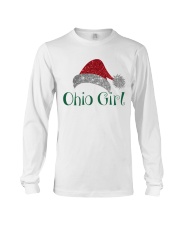 Ohio Girl Giltter Christmas Long Sleeve Tee tile