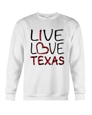 Live Love Texas Crewneck Sweatshirt tile