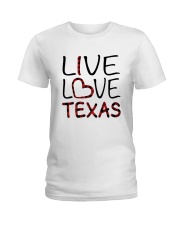 Live Love Texas Ladies T-Shirt tile