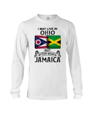 LIVE IN OHIO BEGAN IN JAMAICA Long Sleeve Tee thumbnail