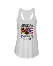 LIVE IN MARYLAND BEGAN IN OHIO Ladies Flowy Tank tile